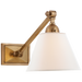 Jane Single Library Wall Light - Hand-Rubbed Antique Brass