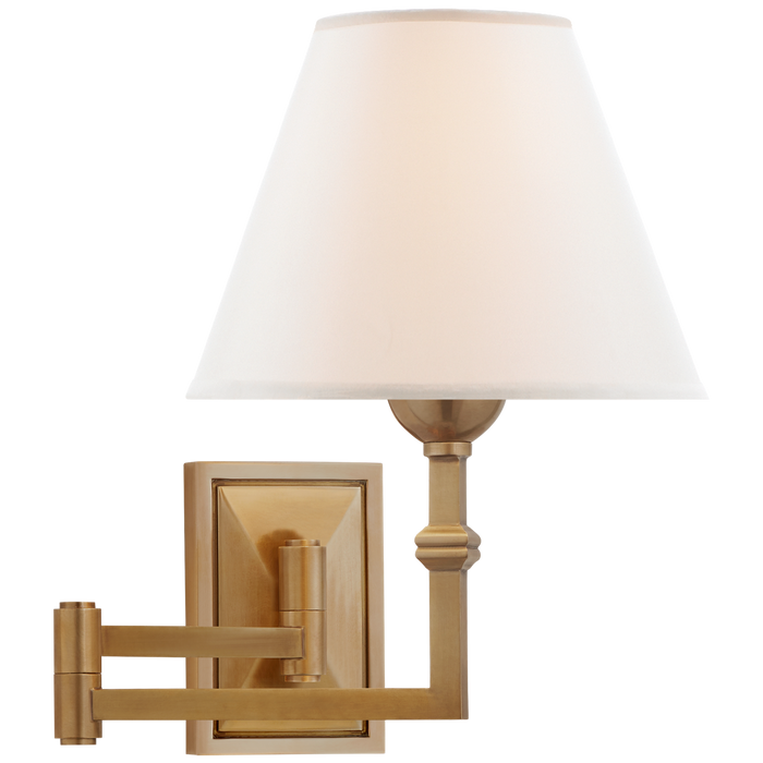 Jane Swing Arm Wall Light - Hand-Rubbed Antique Brass