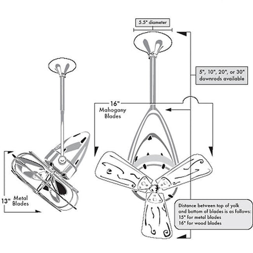 Jarold Direcional Ceiling Fan by Matthews Fan Company