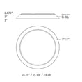 Load image into Gallery viewer, Jasper LED Flushmount - Diagram
