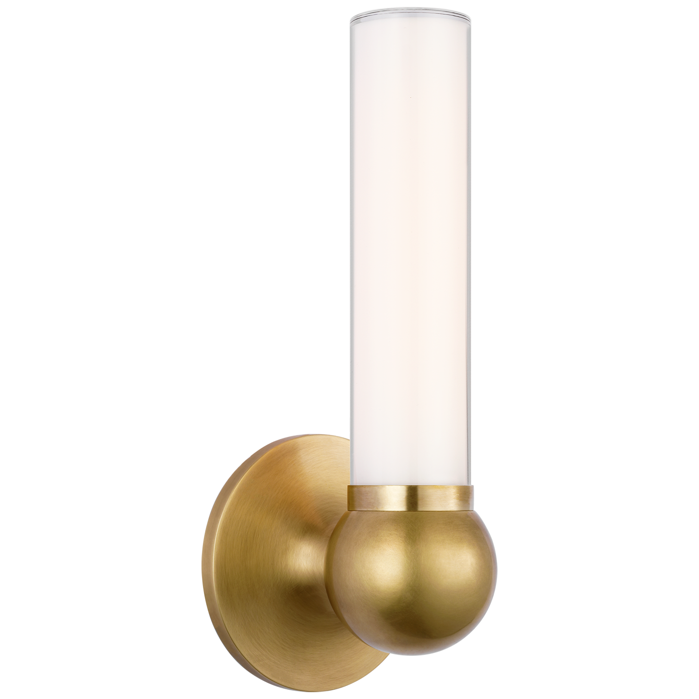 Jeffery Small Bath Sconce - Hand-Rubbed Antique Brass Finish