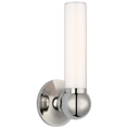 Load image into Gallery viewer, Jeffery Small Bath Sconce - Polished Nickel Finish
