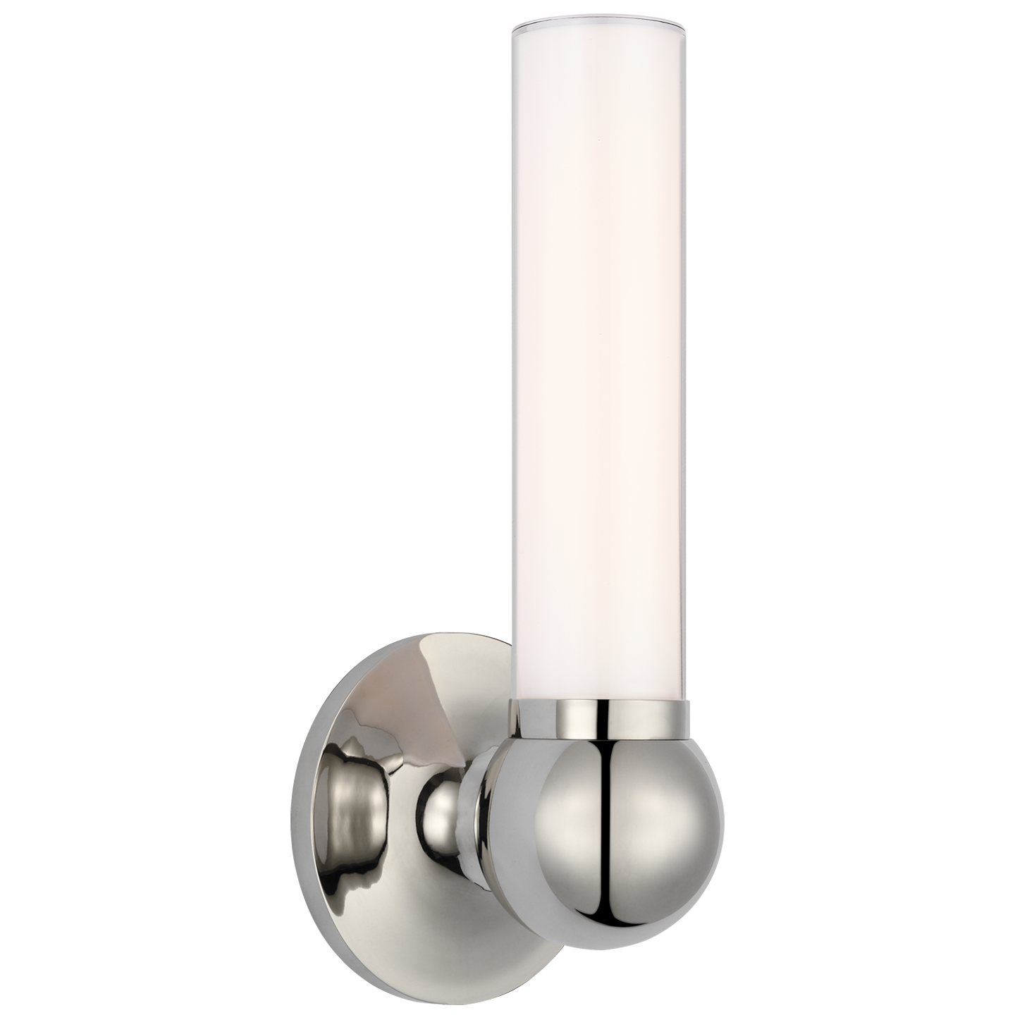 Jeffery Small Bath Sconce - Polished Nickel Finish