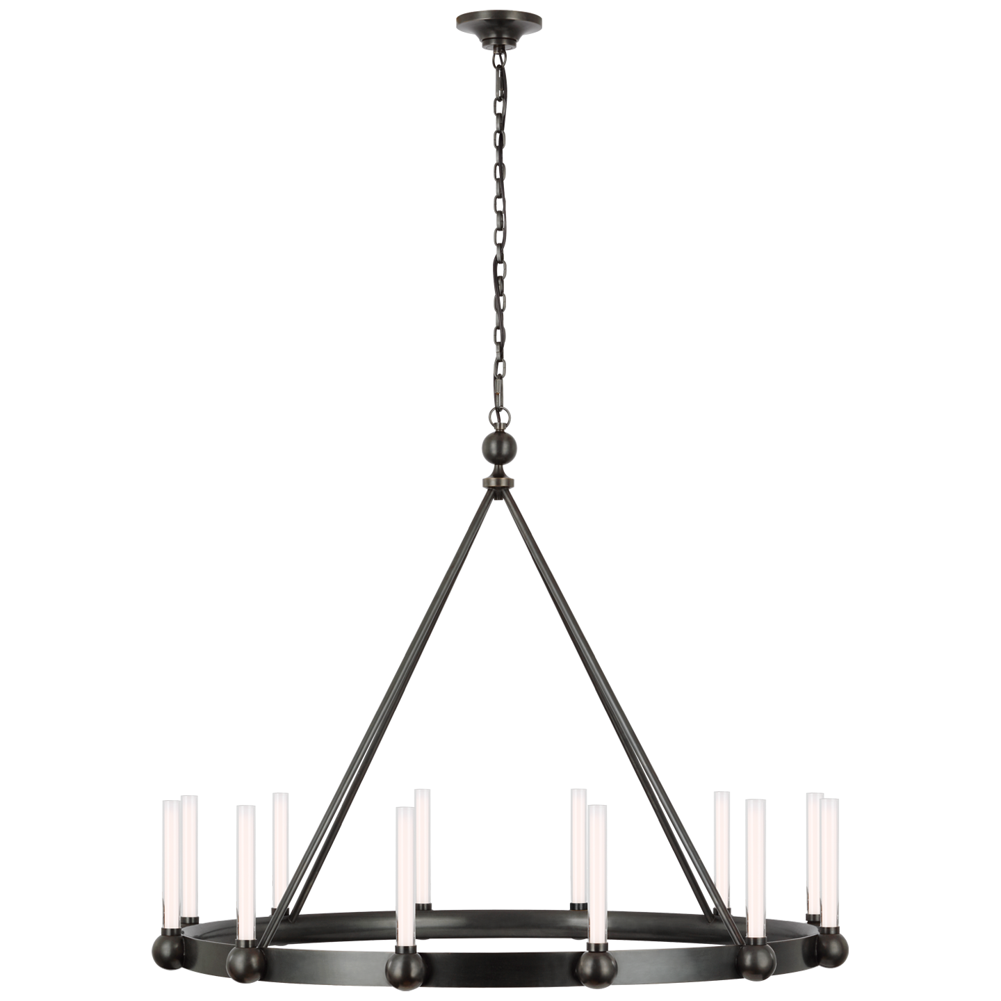 Jeffery X-Large Ring Chandelier - Bronze Finish