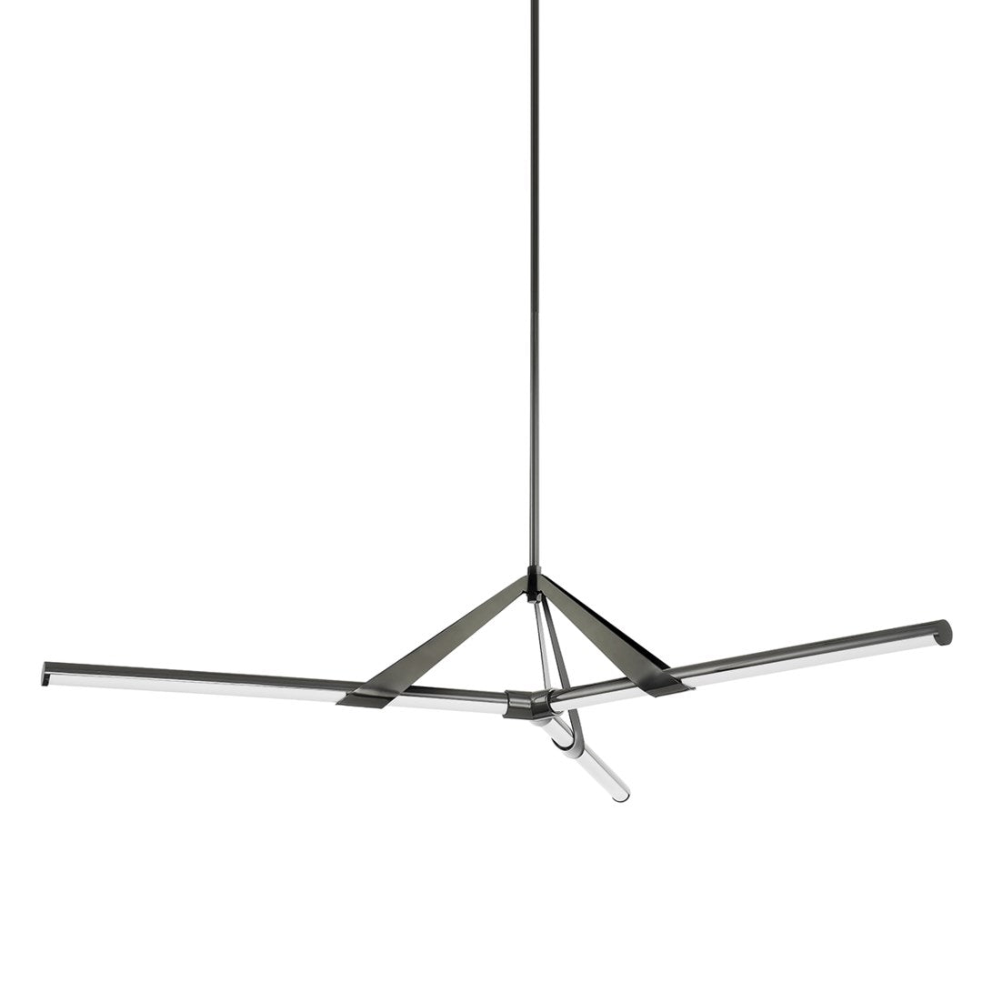 Jonas LED Chandelier - Black Nickel