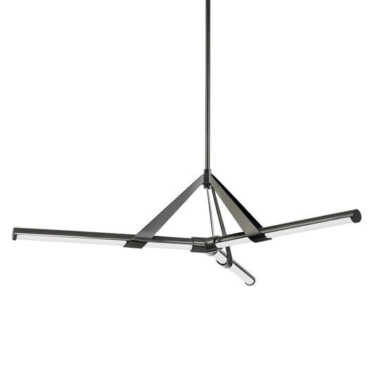 Jonas LED Chandelier - Black Nickel