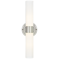 Load image into Gallery viewer, Jones Medium Double Sconce - Polished Nickel Finish
