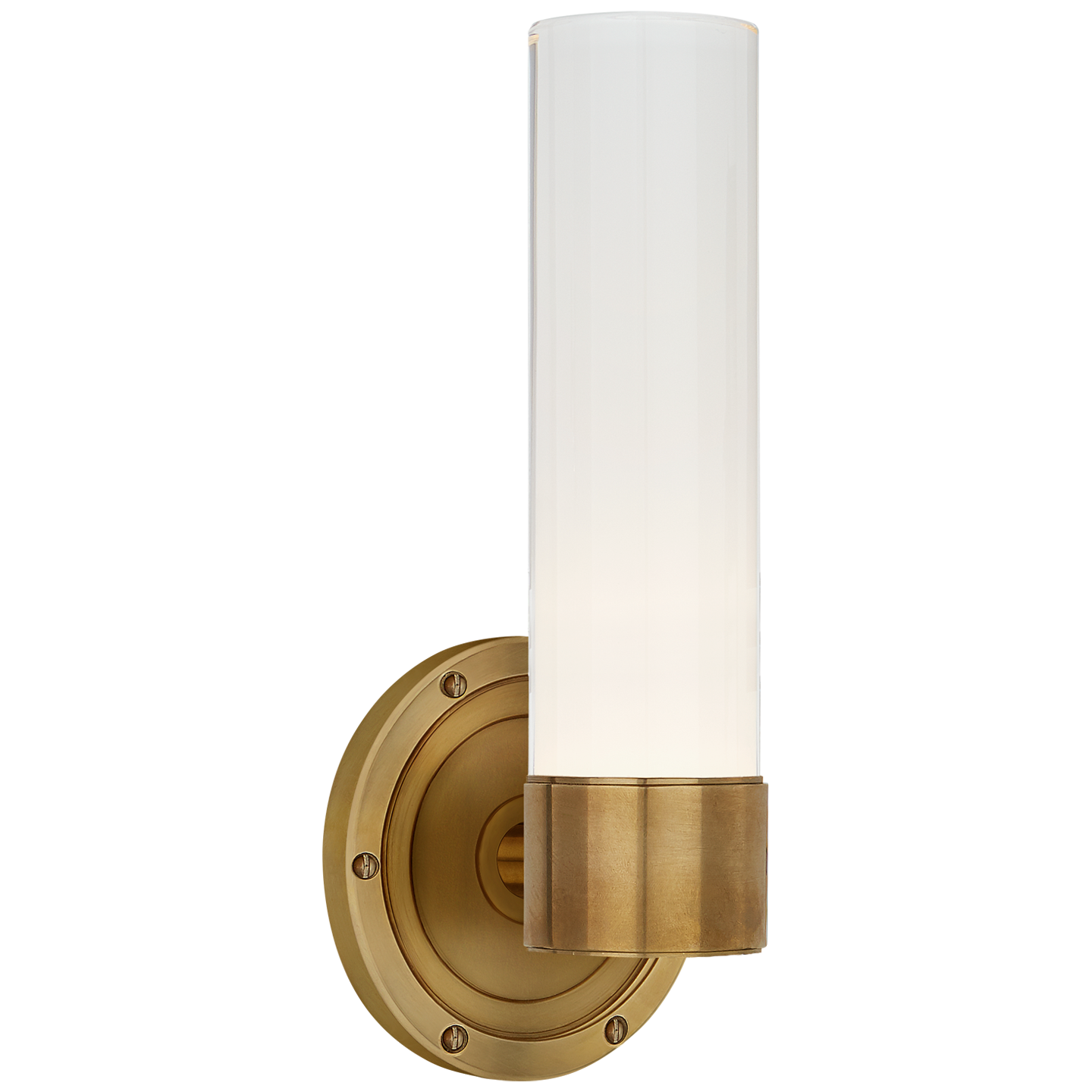 Jones Small Single Sconce - Natural Brass Finish