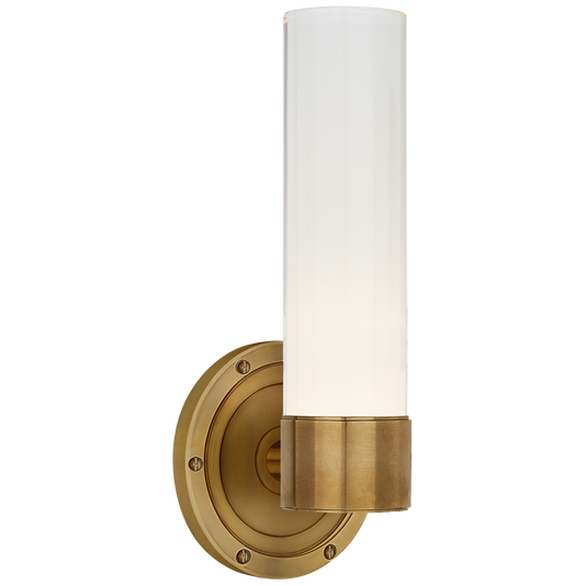 Jones Small Single Sconce - Natural Brass Finish