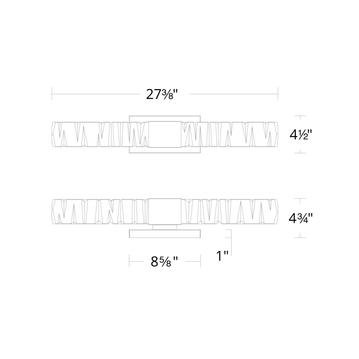 Juliet Bath Vanity/Wall Light - Diagram