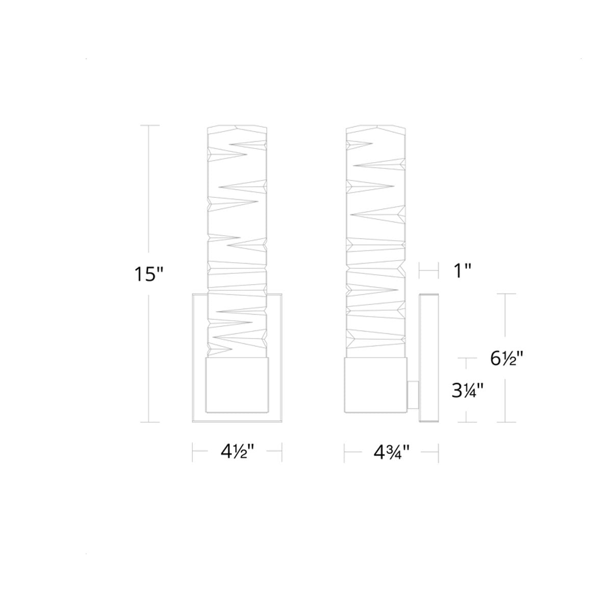 Juliet Wall Sconce - Diagram