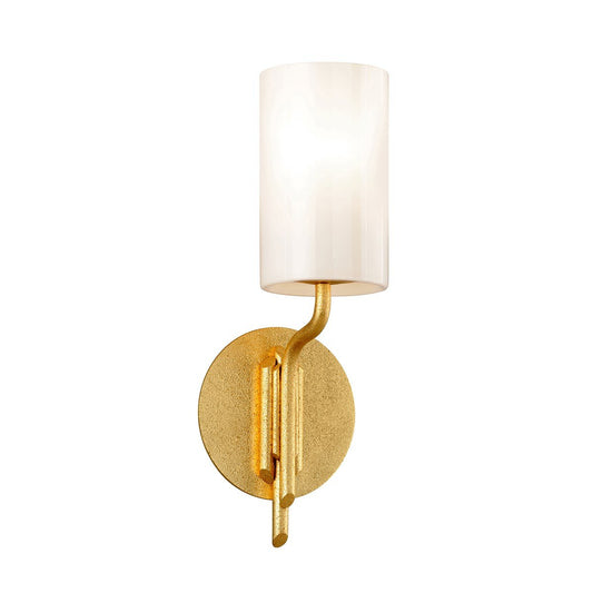 Juniper Bath Wall Sconce - Textured Gold Leaf Finish