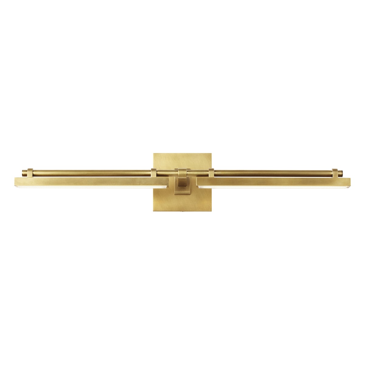 Kal Medium Vanity - Natural Brass Finish