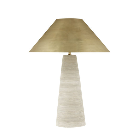 Karam Medium Table Lamp - Cream Finish