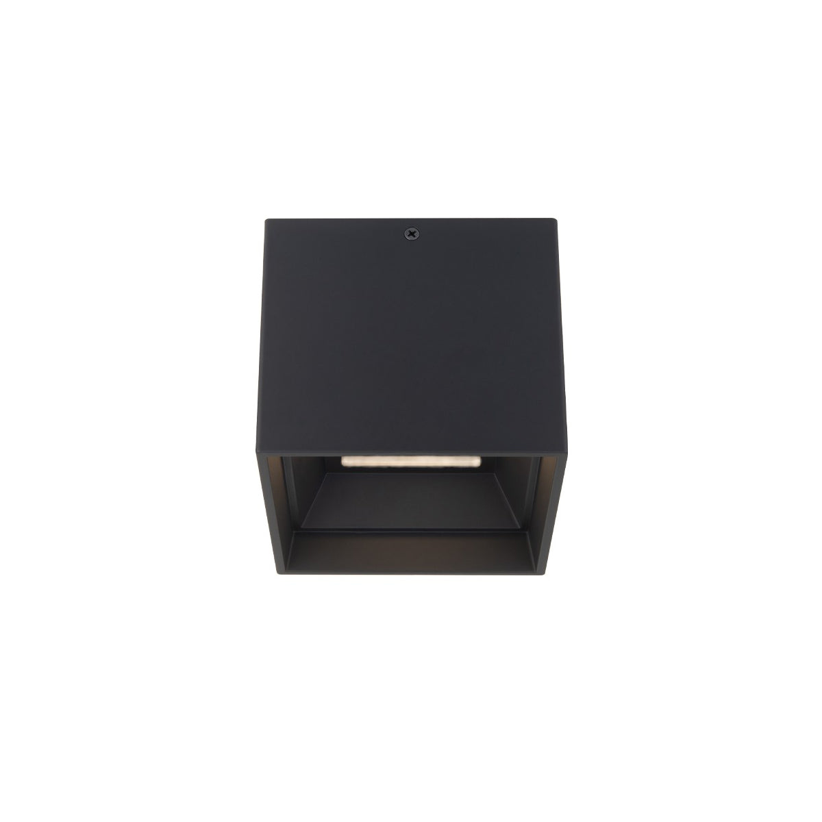 Kube Flush Mount - Black Finish