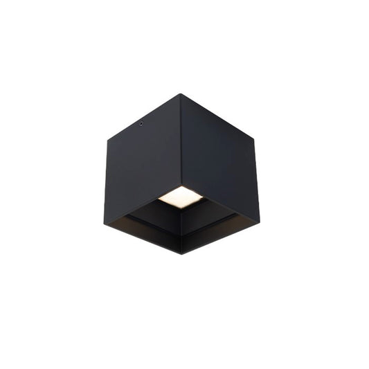 Kube Flush Mount - Black Finish