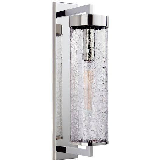 Liaison Large Bracketed Outdoor Wall - Polished Nickel Finish