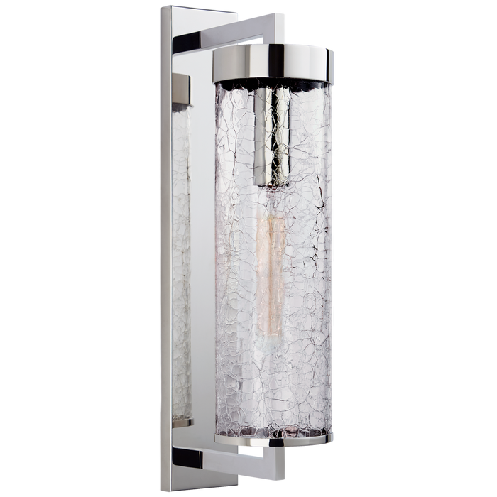 Liaison Large Bracketed Outdoor Wall - Polished Nickel Finish