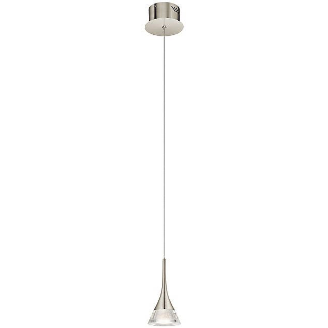 Kabru LED Mini Pendant - Brushed Nickel