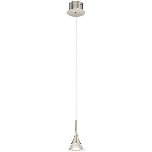 Kabru LED Mini Pendant - Brushed Nickel