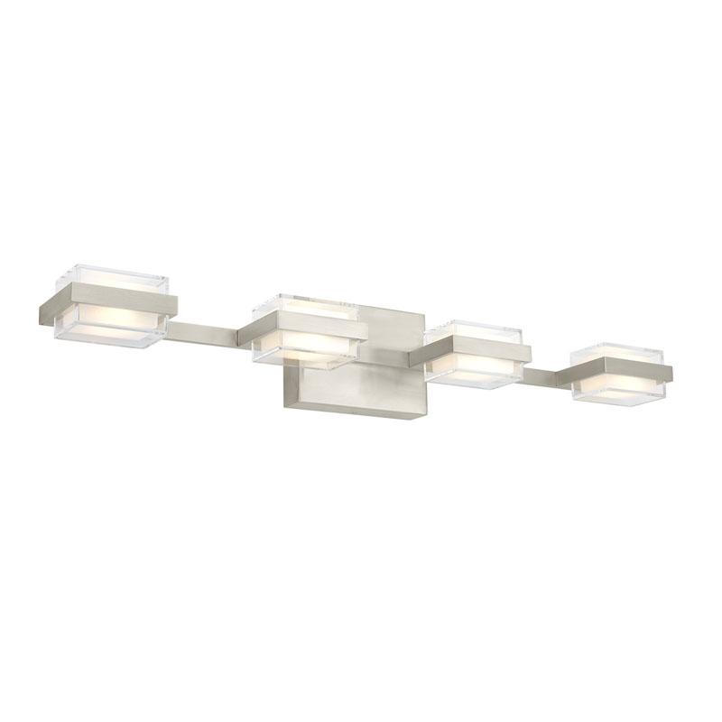 Kamden 4-Light Bath Bar - Satin Nickel Finish