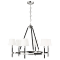 Load image into Gallery viewer, Katie Medium Chandelier - Polished Nickel Finish
