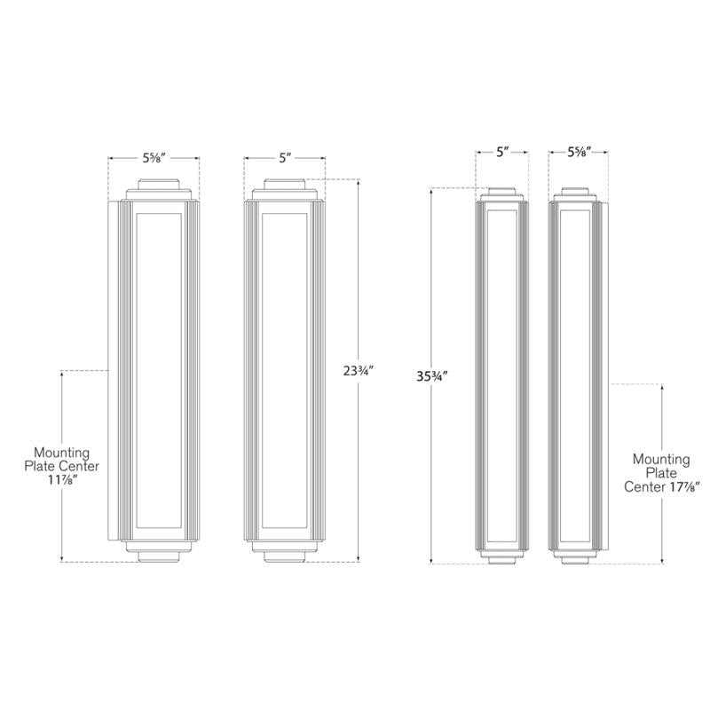 Keating Bath Sconce - Diagram