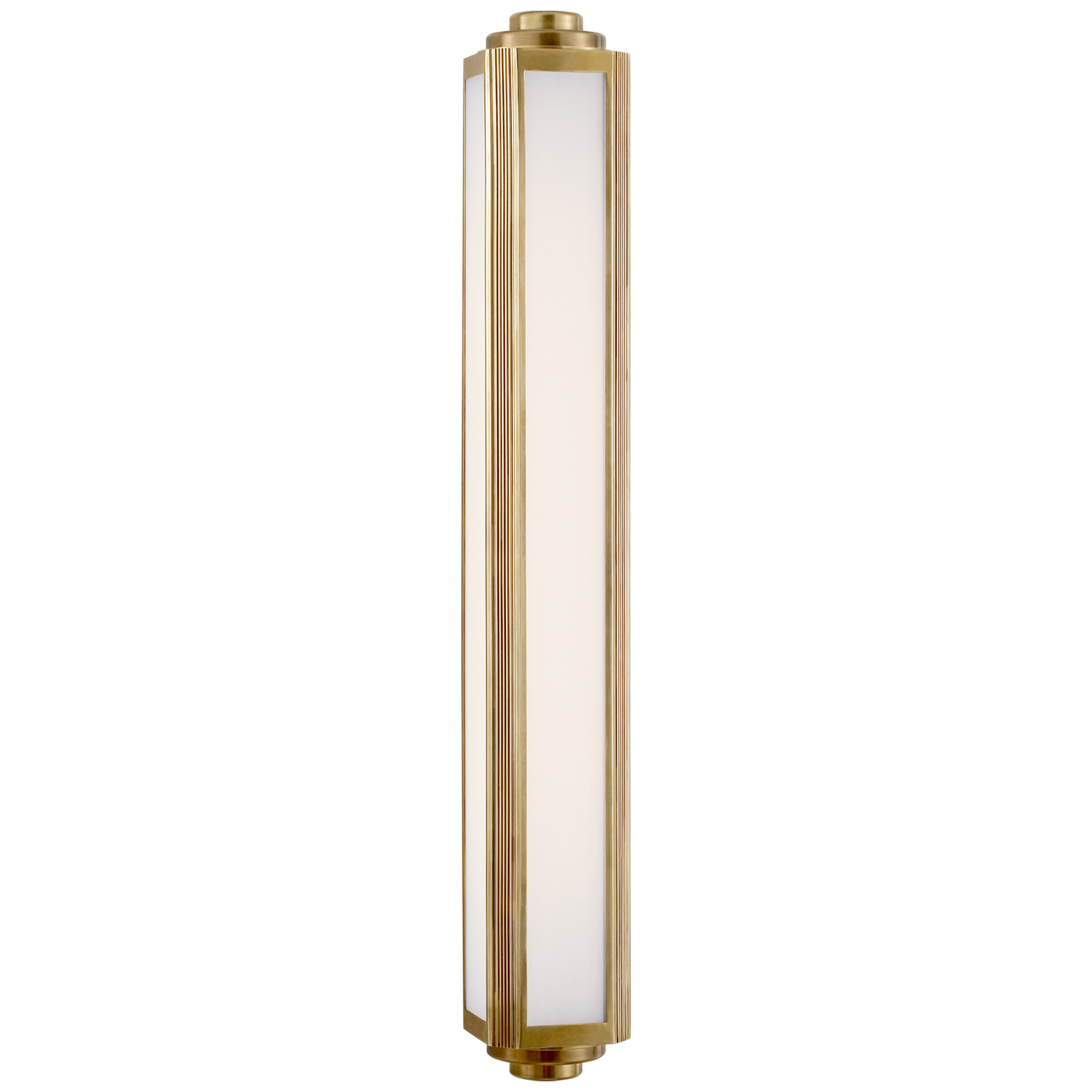 Keating Large Sconce - Natural Brass Finish