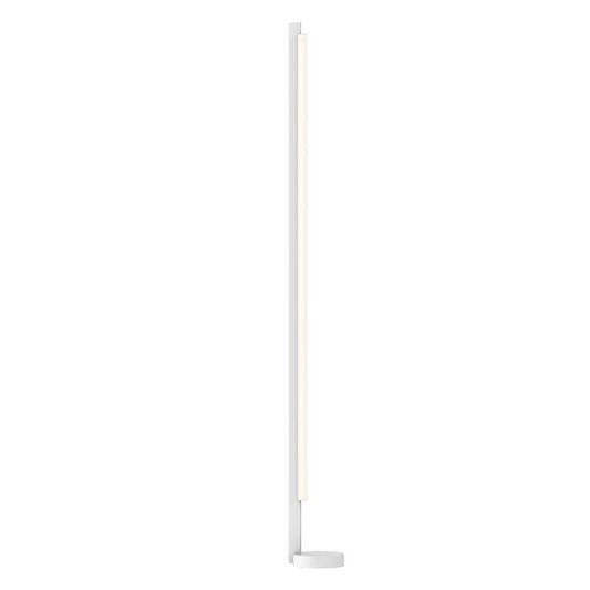 Keel LED Floor Lamp - Satin White Finish