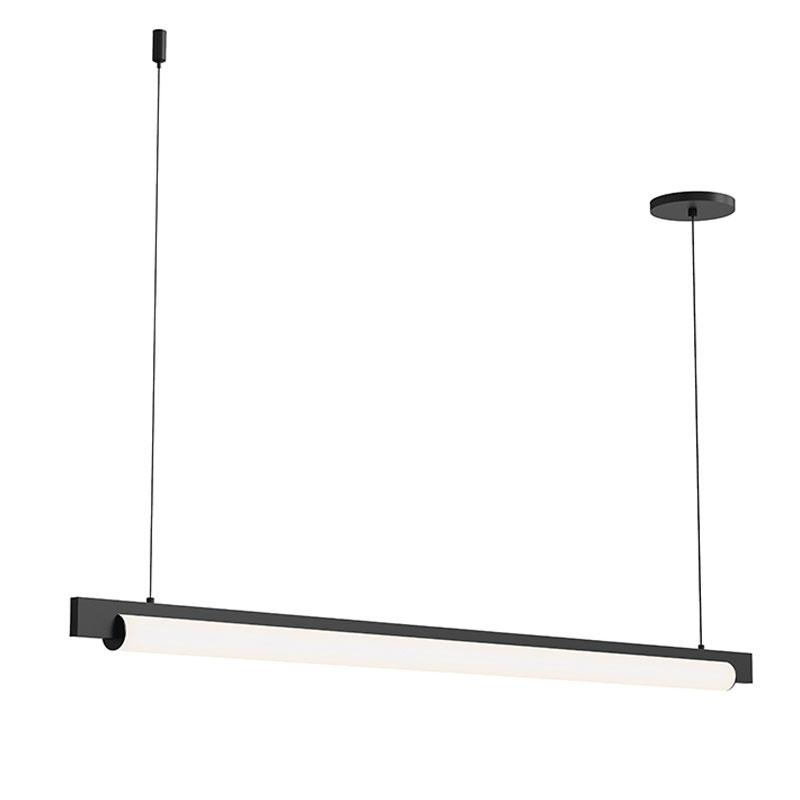 Keel 44" LED Pendant - Satin Black Finish