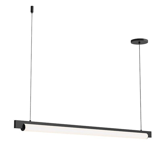 Keel 44" LED Pendant - Satin Black Finish