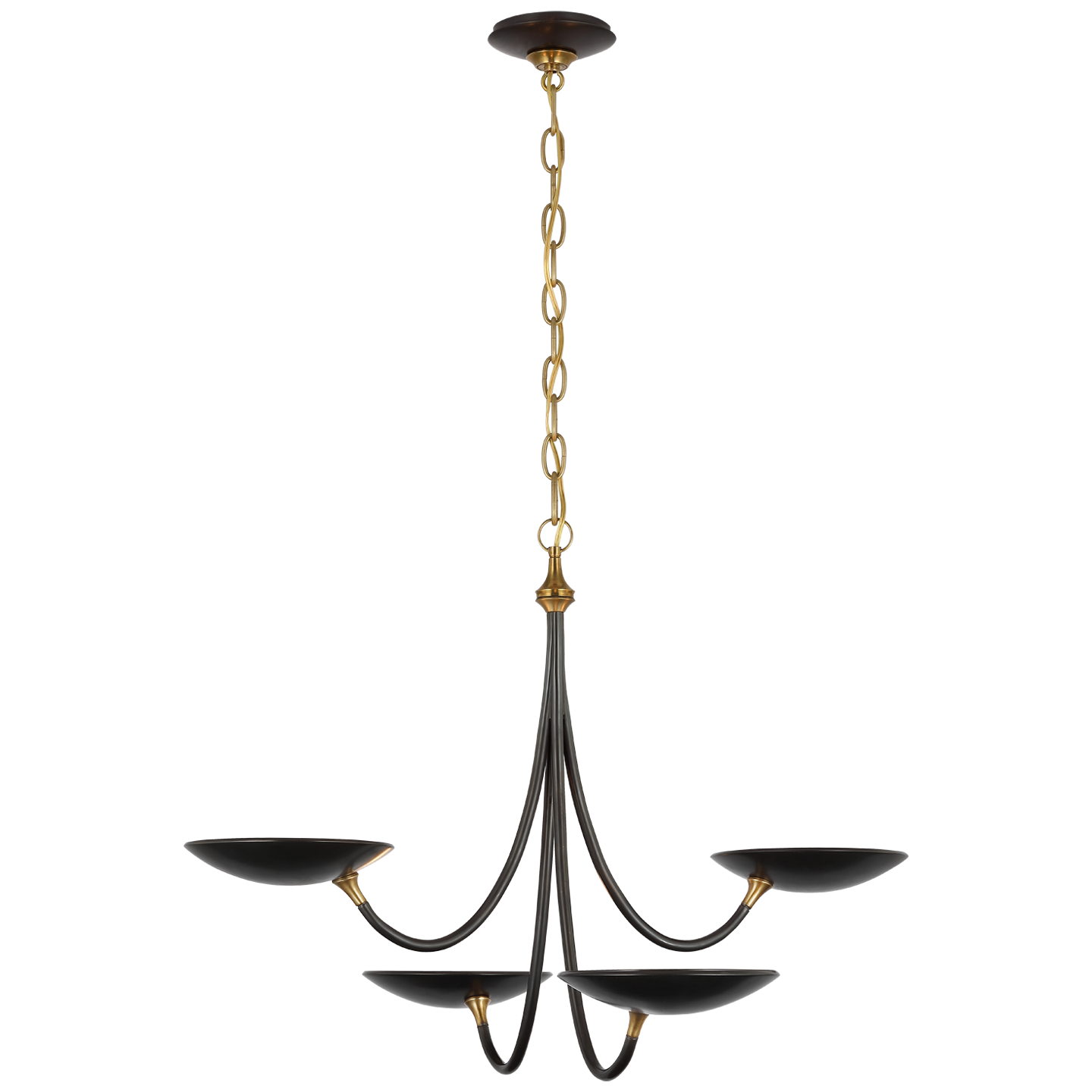 Keira Medium Chandelier - Bronze/Hand-Rubbed Antique Brass Finish