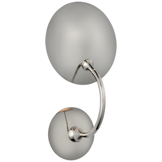 Keira Medium Wall Wash Sconce - Polished Nickel Finish