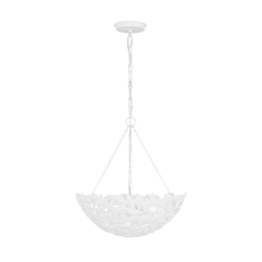 Kelan Pendant - Textured White Finish