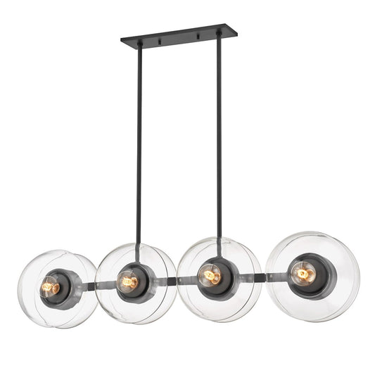 Kert Linear Pendant - Black Brass