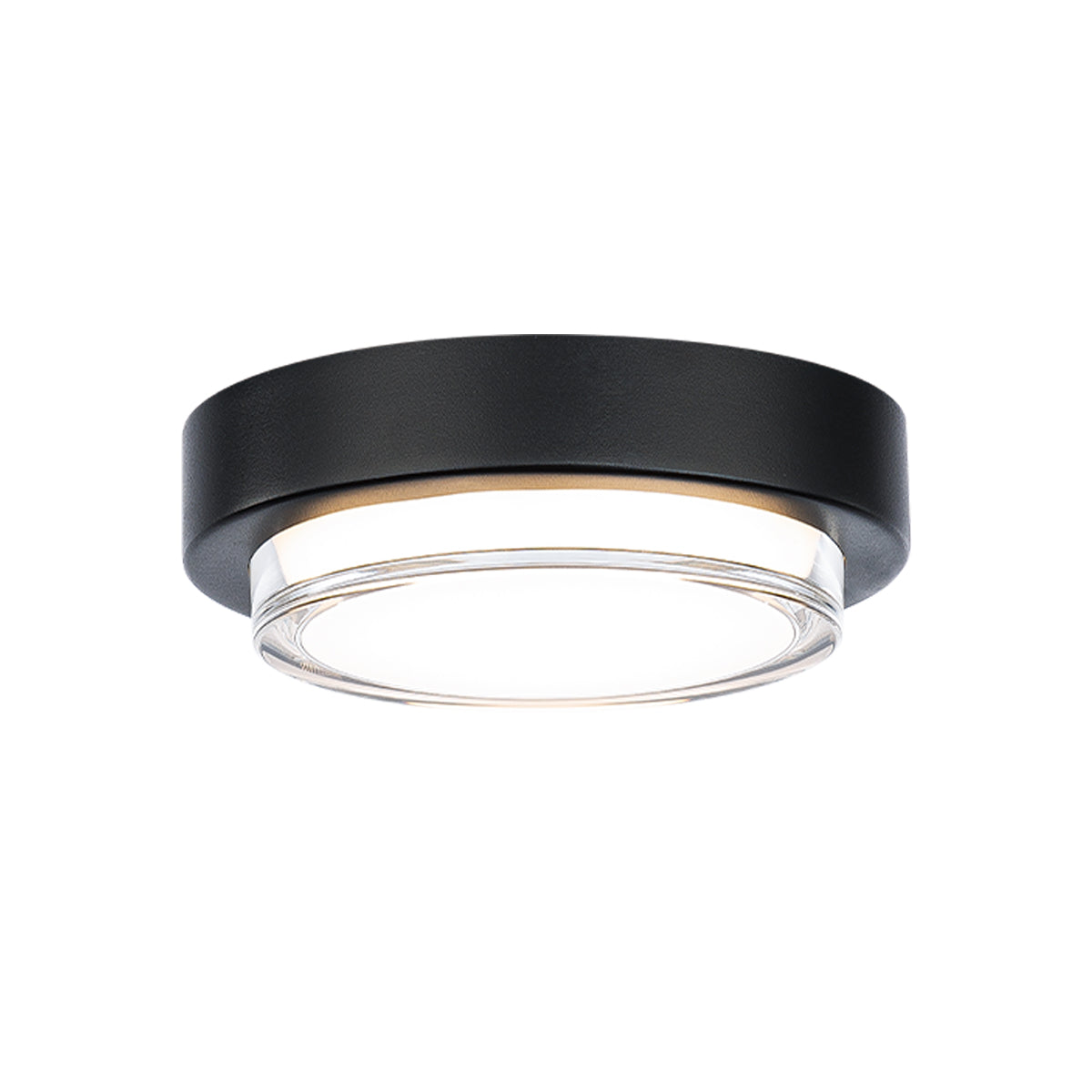 Kind LED Outdoor Flush Mount - Black Finish
