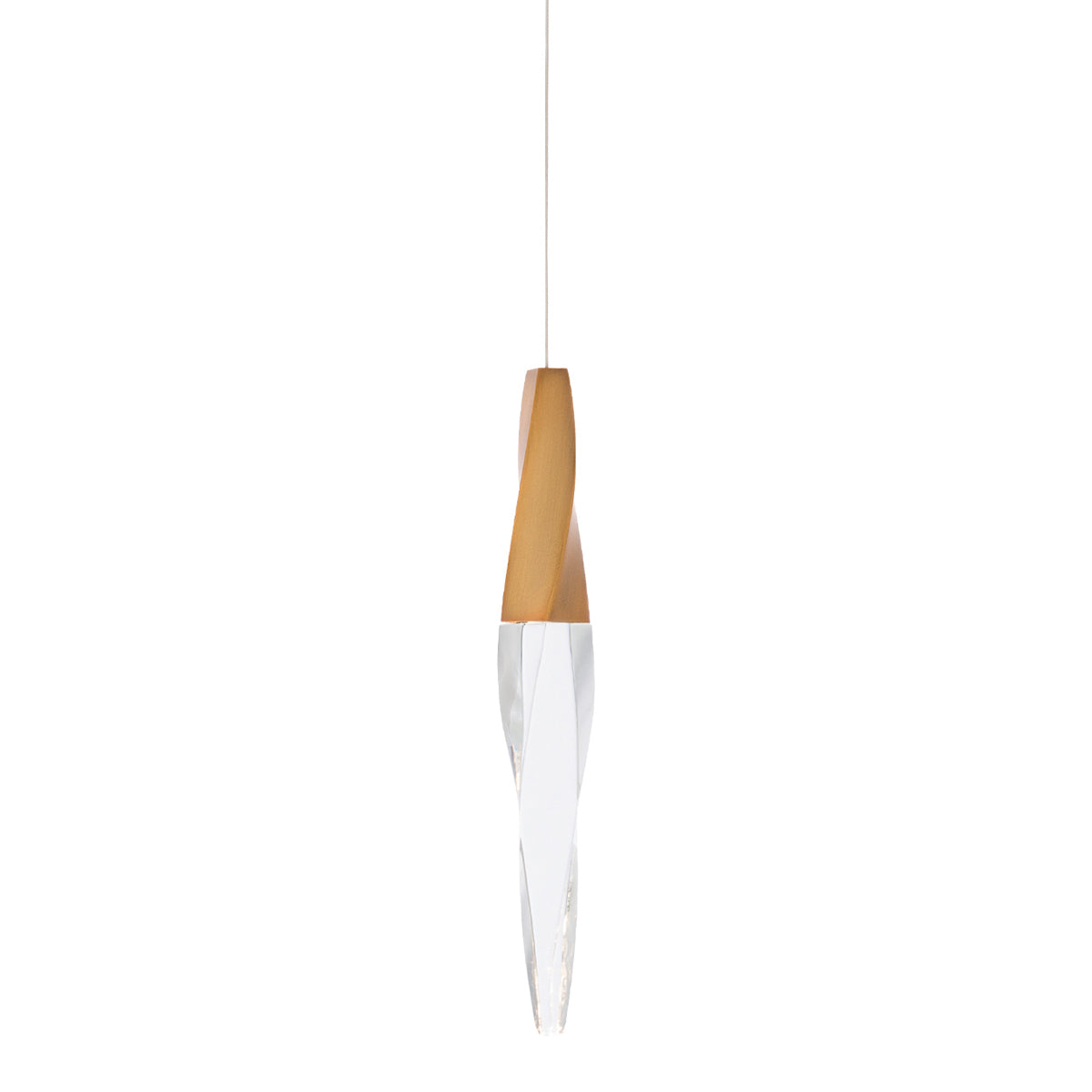 Kindjal 14" LED Mini Pendant - Aged Brass Finish