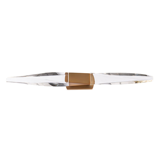 Kindjal 27" LED Vanity Light - Aged Brass Finish