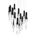 Load image into Gallery viewer, Kindjal 15-Light Pendant - Black Finish
