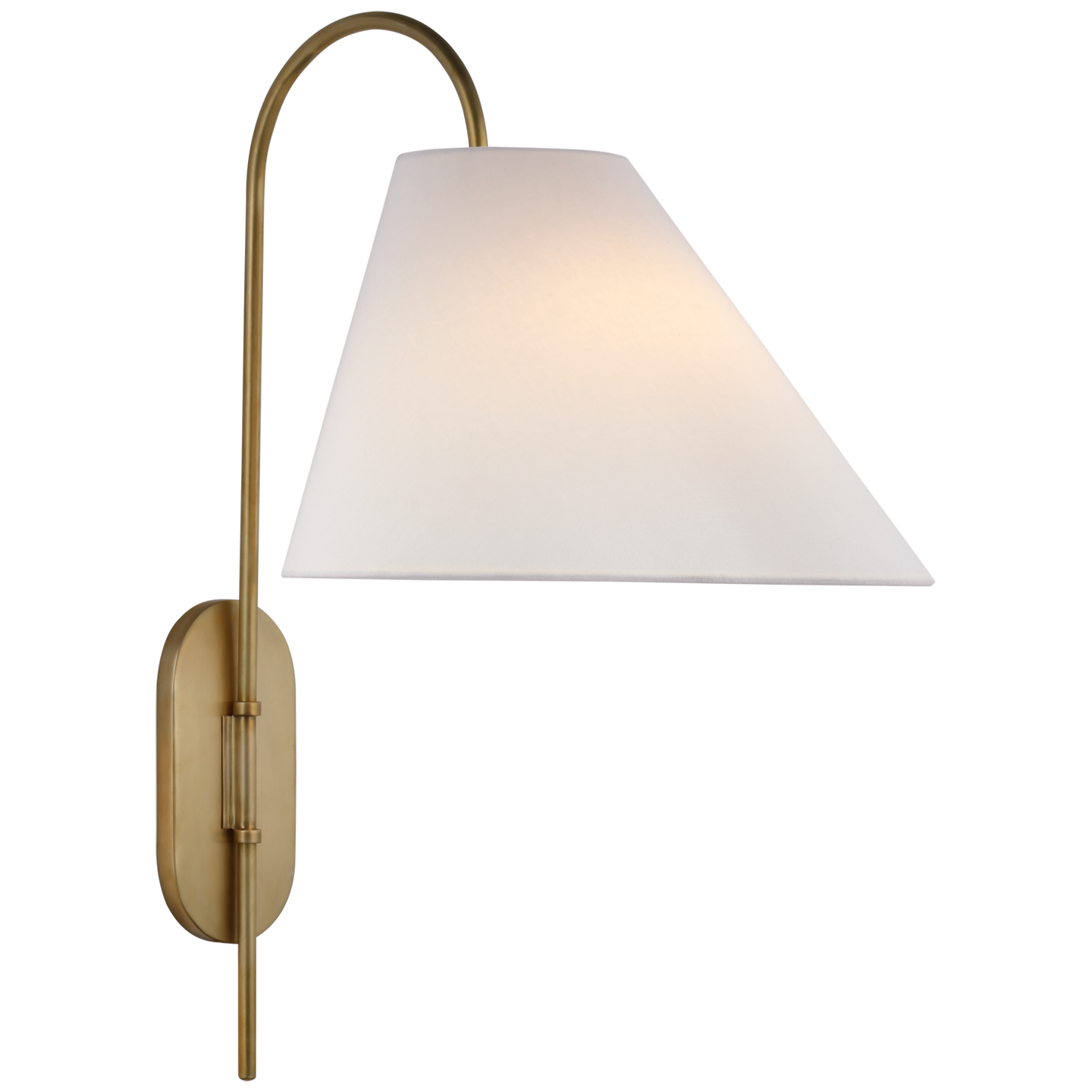 Kinsley Large Articulating Wall Light - Soft Brass Finish