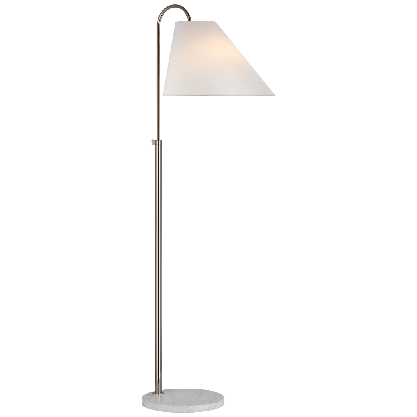 Kinsley Medium Floor Lamp Polished Nickel