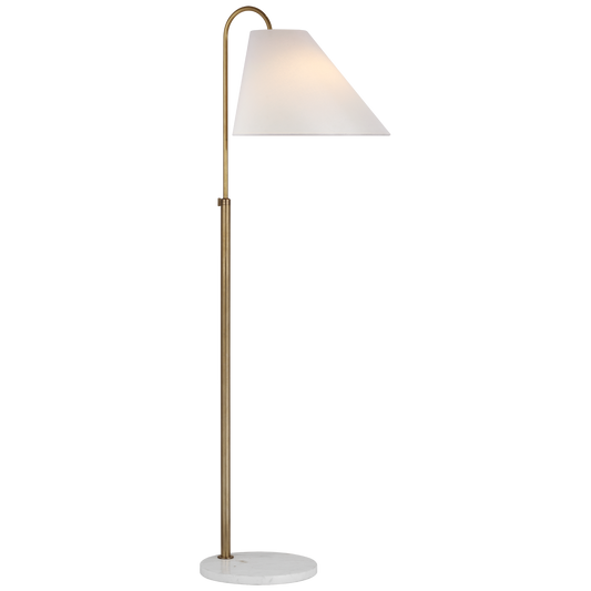 Kinsley Medium Floor Lamp Soft Brass