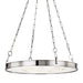 Kirby LED Chandelier - Polished Nickel