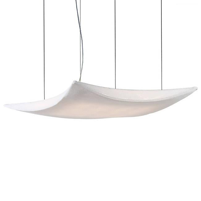 Kite Small Pendant - White Finish