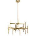 Load image into Gallery viewer, Kizette Large Chandelier - Champagne Gold
