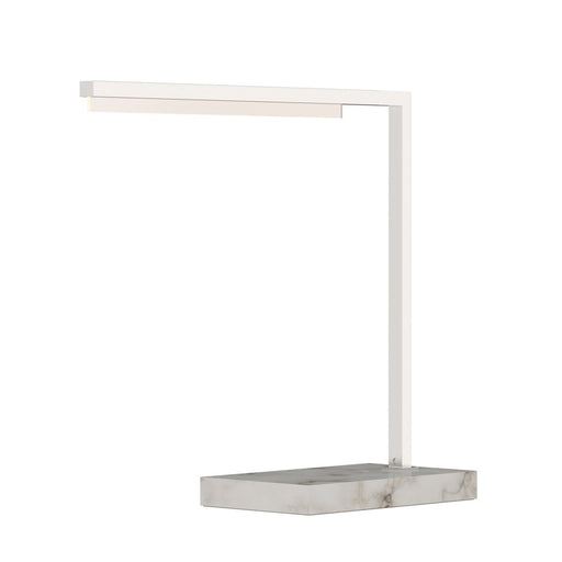 Klee 18 Table Lamp - Polished Nickel/Marble