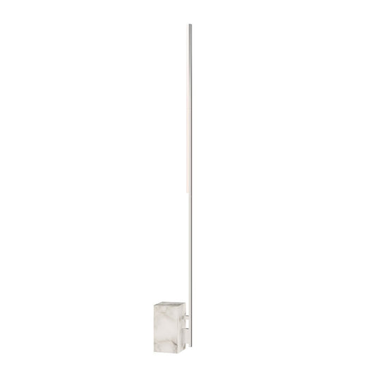 Klee 70 Floor Lamp - Polished Nickel/Marble