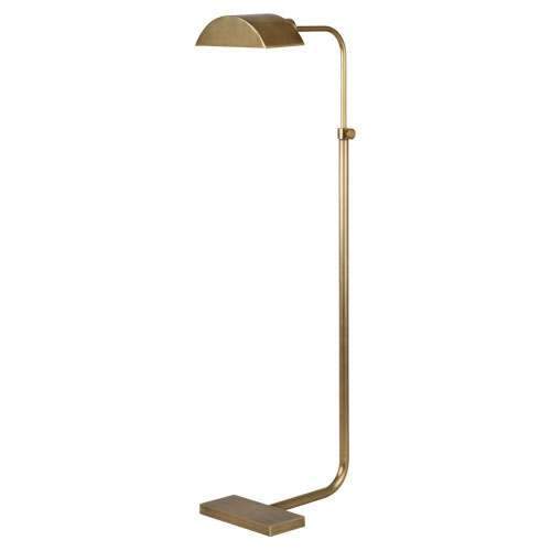 Koleman Task Floor Lamp - Aged Brass