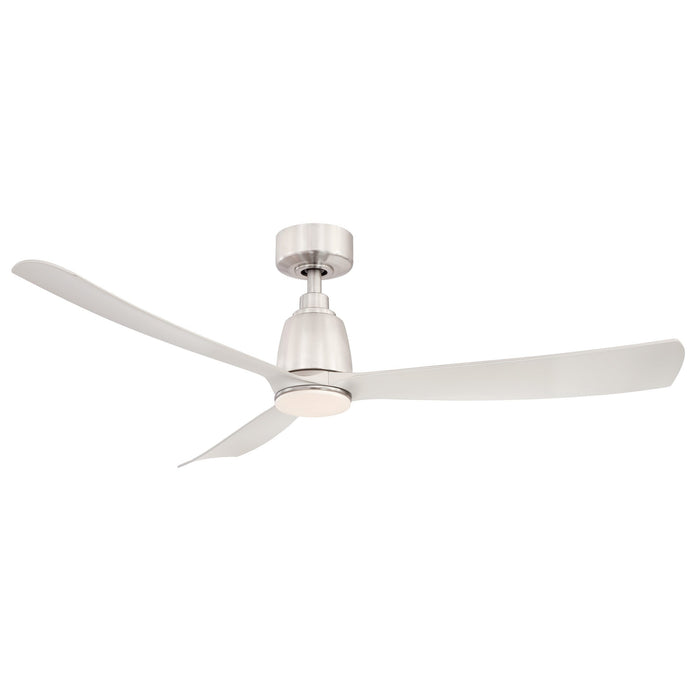 Kute 52" Ceiling Fan - Brushed Nickel Finish with Brushed Nickel Blades