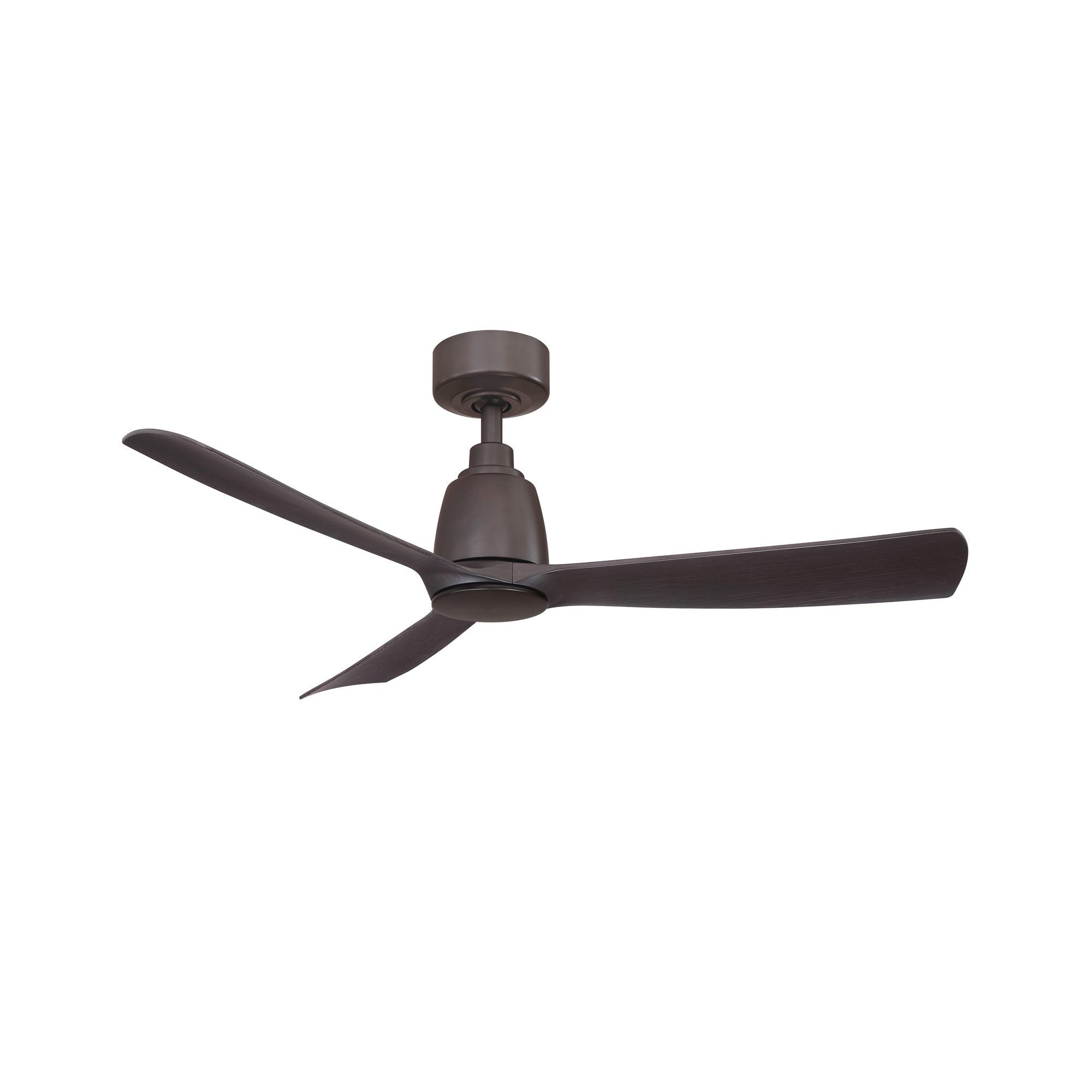 Kute 44" Ceiling Fan - Dark Bronze Finish with Dark Walnut Blades